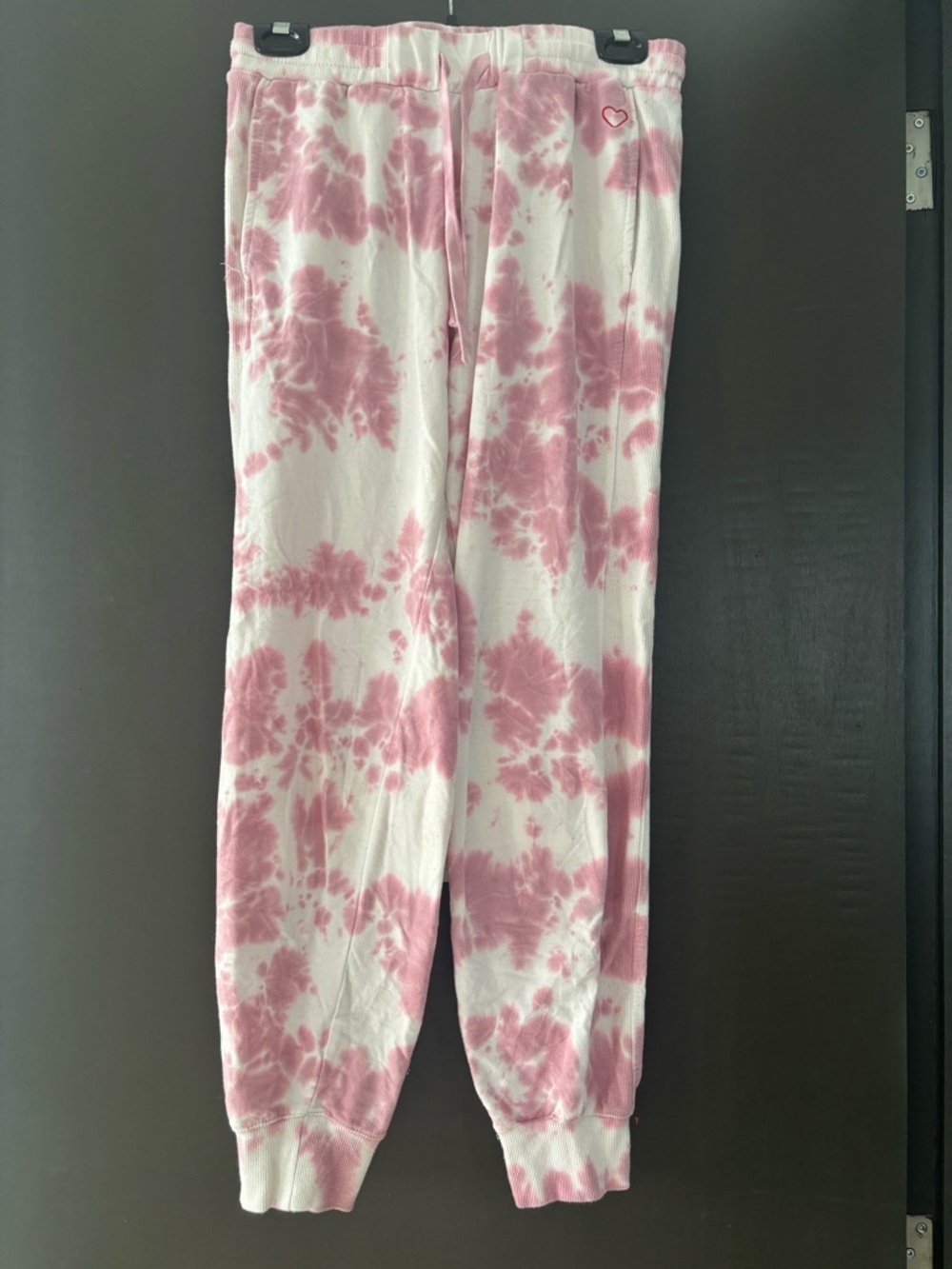 Jane and Delancey Pink Tie Dye 2-Piece Lounge Set - Hoodie (S) & Joggers (M) - Picture 4 of 6